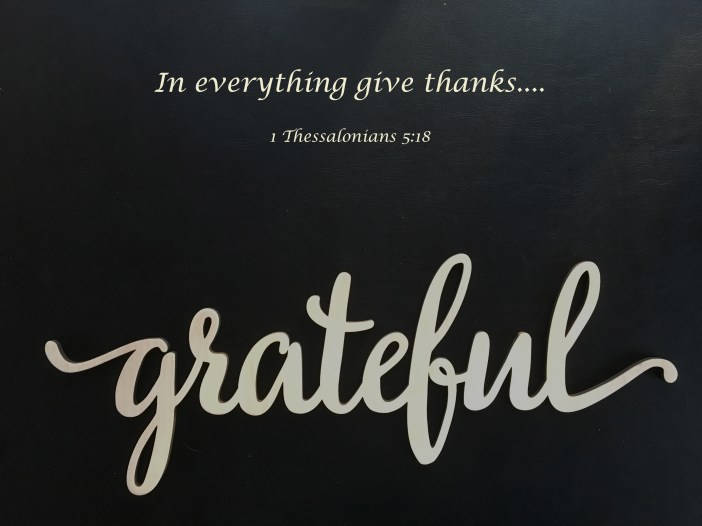 In everything give thanks
