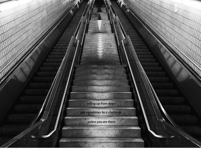 telling up from down