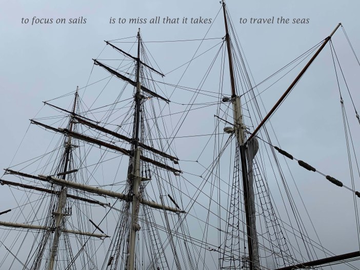 to focus on sails